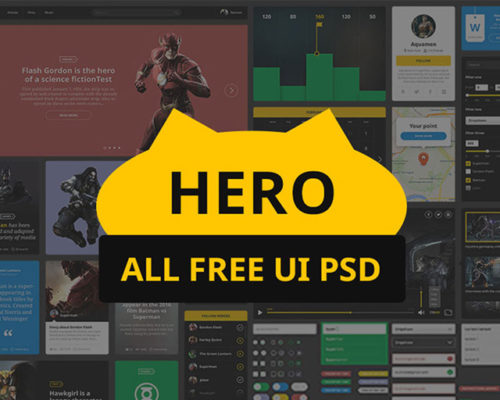 HERO free UI kit